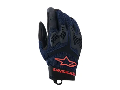 Alpinestars Manti Air Gloves - Deep Blue / Red Fluo / Asphalt