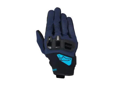 Alpinestars Chrome V2 Gloves - Dark Blue / Hawaiian Ocean