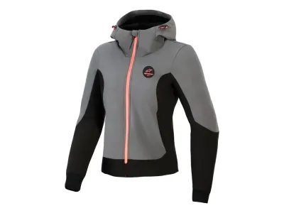 Alpinestars Stella Radium Tech Textile Hoodie - Deep Grey / Black