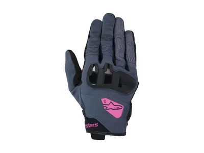 Alpinestars Stella Chrome Gloves - Asphalt / Black / Purple
