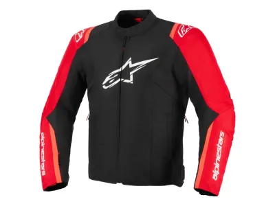 Alpinestars T-SPS V2 Waterproof  Textile Jacket - Black / Red / Red Fluo
