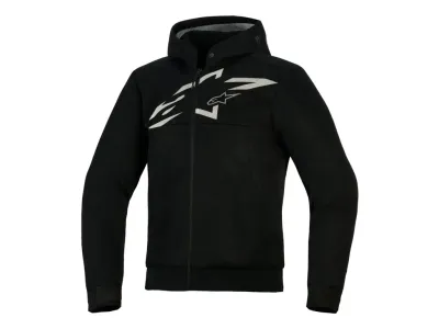 Alpinestars Chrome Superairflow Textile Hoodie - Black / Dark Grey / White