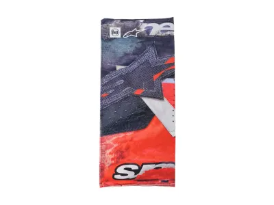 Alpinestars Buff Ignite Neck Tube - Black / Bright Red