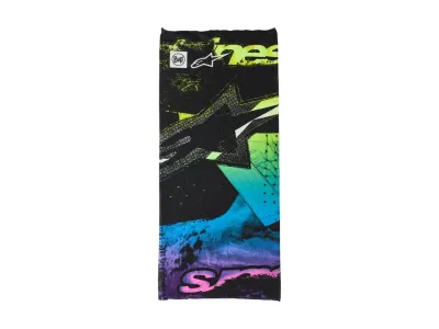 Alpinestars Buff Ignite Neck Tube - Black / Pink / Fluo Yellow