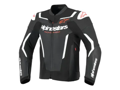 Alpinestars GP Force V2 Leather Jacket - Black / White