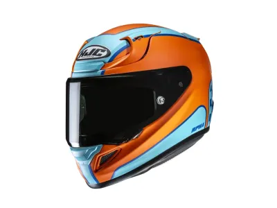 HJC RPHA 12 Helmet - Respon Blue / Orange