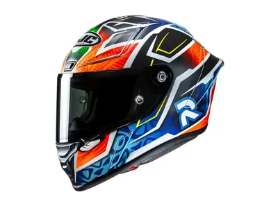 HJC RPHA 1 Helmet - Binder Replica Blue / Orange
