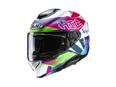 HJC RPHA 72 Helmet - Goldy Pink / Green