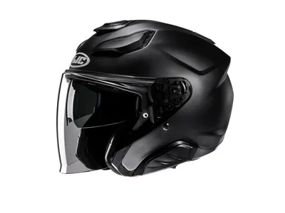 HJC F31 Helmet - Solid Metal Black