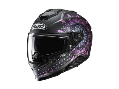 HJC i71 Helmet - Niel Blue / Purple / White
