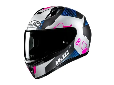 HJC C10 Helmet - Aspa Blue / Purple / White