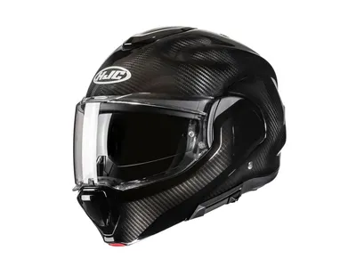 HJC F100 Carbon Helmet - Solid Carbon Black