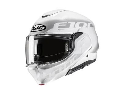 HJC F100 Helmet - Hetal White