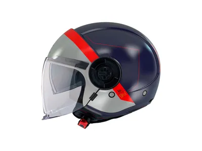 MT Viale SV S 68 Unit Helmet - Gloss Blue / Silver