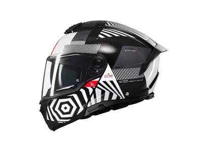 MT Atom 2 SV Strange Helmet - Gloss Black