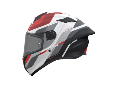 MT Targo S Blaster Helmet - Matt Red