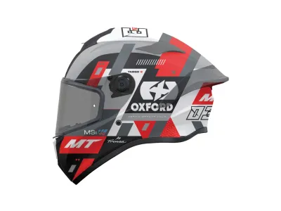 MT Targo S Sergio Garcia Helmet - Gloss Red / White