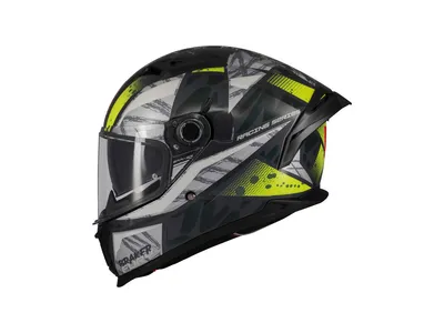 MT Braker SV Fury Helmet - Gloss Fluo Yellow