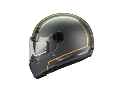 MT Jarama SV Wild Helmet - Matt Gloss Black / Orange