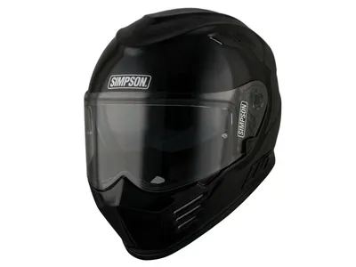 Simpson Venom Helmet - Solid Gloss Black
