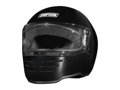 Simpson M62 Helmet - Solid Matt Black