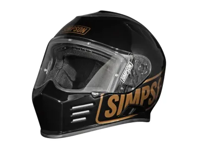 Simpson Venom Helmet - Logo ST Black