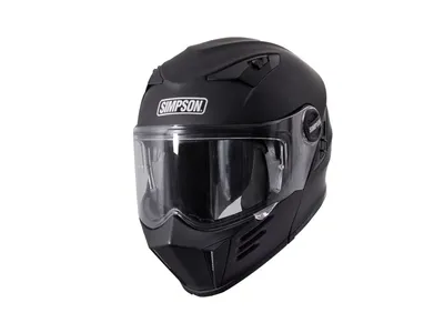 Simpson Darksome Helmet - Solid Matt Black