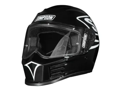 Simpson Speed Helmet - 12 O'Clock Black