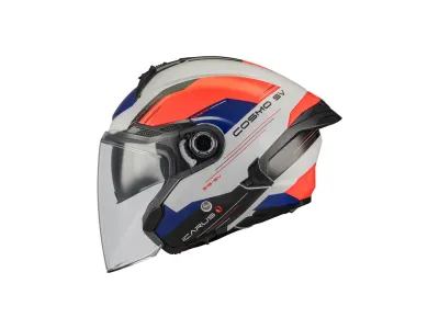 MT Cosmo SV Icarus Helmet - Gloss White / Red / Navy