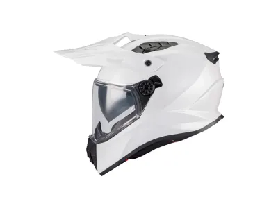 MT Track SV Solid Helmet - Gloss White