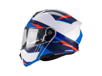 MT Genesis R SV Cheeky Helmet - Gloss White / Blue / Red