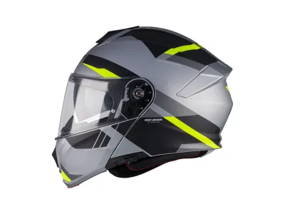 MT Genesis R SV Cheeky Helmet - Matt Grey / Fluo Yellow