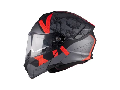MT Genesis R SV Shift Helmet - Matt Black / Red