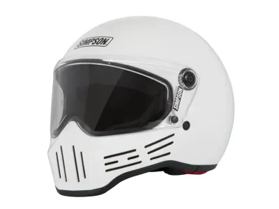 Simpson M30 Helmet - Solid White