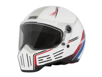 Simpson M30 Helmet - Lifter White