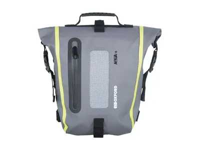 Oxford Aqua T8 Tail Bag - Black / Grey / Fluo