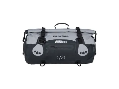 Oxford Aqua T-50 Roll Bag - Grey / Black