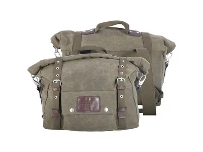 Oxford Heritage 40L Panniers - Khaki