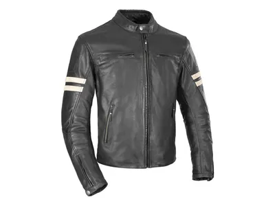 Oxford Holton Leather Jacket - Black