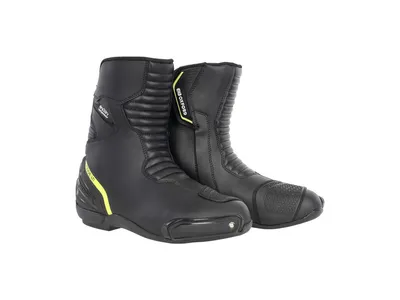 Oxford Code 1.0 Mid Dry2Dry Boots - Black / Fluo Yellow