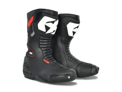 Oxford Cypher 1.0 Dry2Dry Boots - Black / White / Red