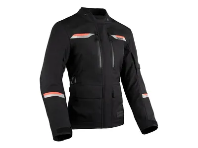 Oxford Mondial 2.0 Dry2Dry Women's Textile Jacket - Black / Coral