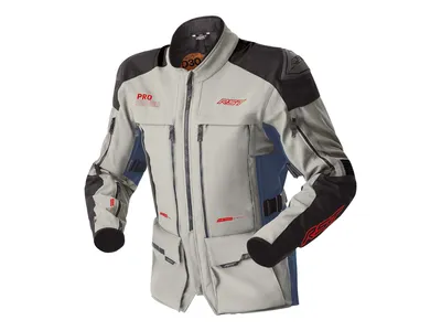 RST Pro Series Adventure D3O Textile Jacket - Silver / Blue