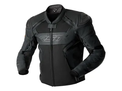 RST S-1 Mesh D3O Leather Jacket - Black / Black / Black