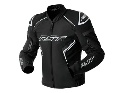 RST S-1 D3O Textile Jacket - Black / Black / White