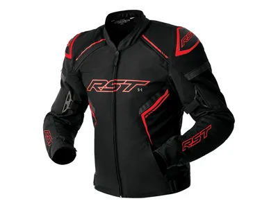 RST S-1 D3O Textile Jacket - Black /  Grey / Red