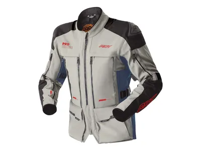 RST Pro Series Adventure D3O Women's Textile Jacket - Silver / Blue