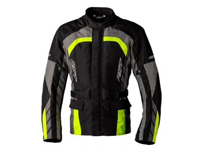 RST Alpha 5 Textile Jacket - Black / Fluo Yellow