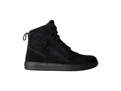 RST HiTop Moto Sneaker Boots - Black Suede