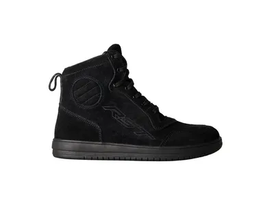 RST HiTop Moto Sneaker Women's Boots - Black Suede
